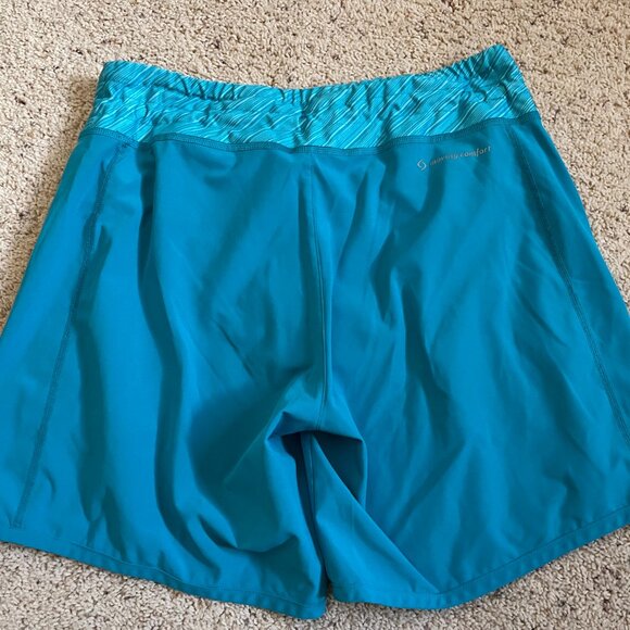 Turquoise Moving Comfort Women's Running/Workout Shorts Size Small - Picture 2 of 8